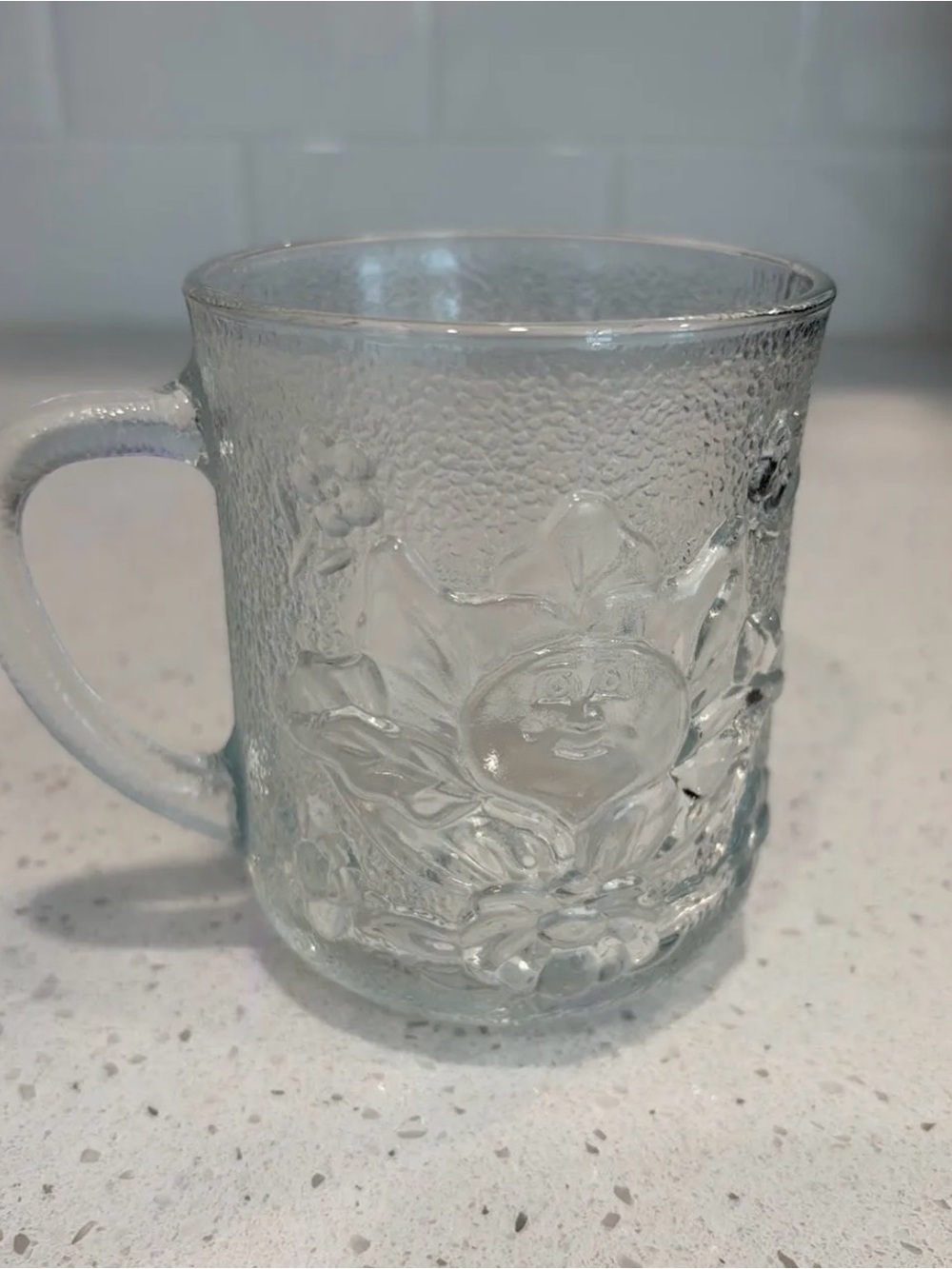 Vintage (1984) Cabbage Patch KidsGlass Mug - Decorative Drinking Cup